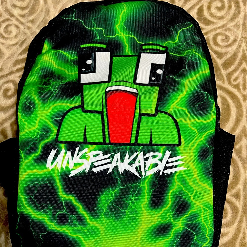 Unspeakable backpack YouTube